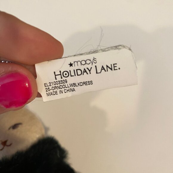 Holiday Lane Ballet Dancer Bunny Christmas Ornament‎ 9” Elegant Décor - Picture 8 of 9